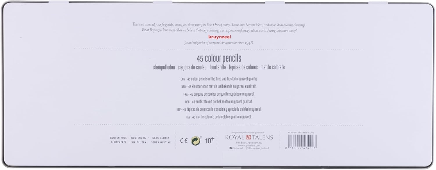 Bruynzeel - Bruynzeel Kleurrijk 45 Kleurpotloden