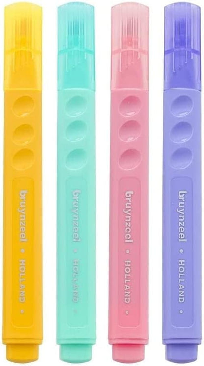 Bruynzeel - Bruynzeel Markeerstiften Set Pastel 4 Kleuren