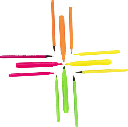 Bruynzeel Neon Highlighters - Set da 2 pezzi, colore: Giallo/Arancione