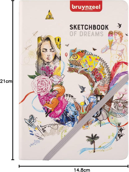 Bruynzeel A5 Creatives Schetsboek 80 Vellen