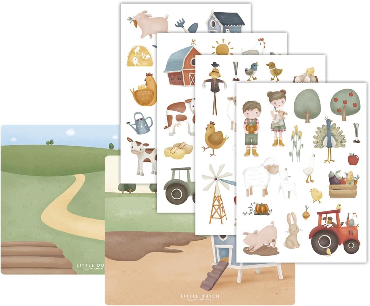 Little Dutch - Little Dutch Raamstickerks Little Farm