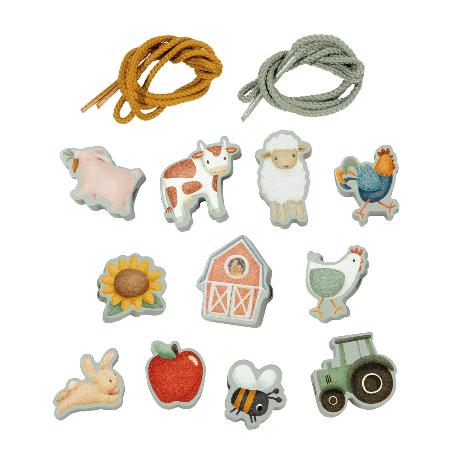 Little Dutch Little Farm 125612 - Gioco a filo in legno