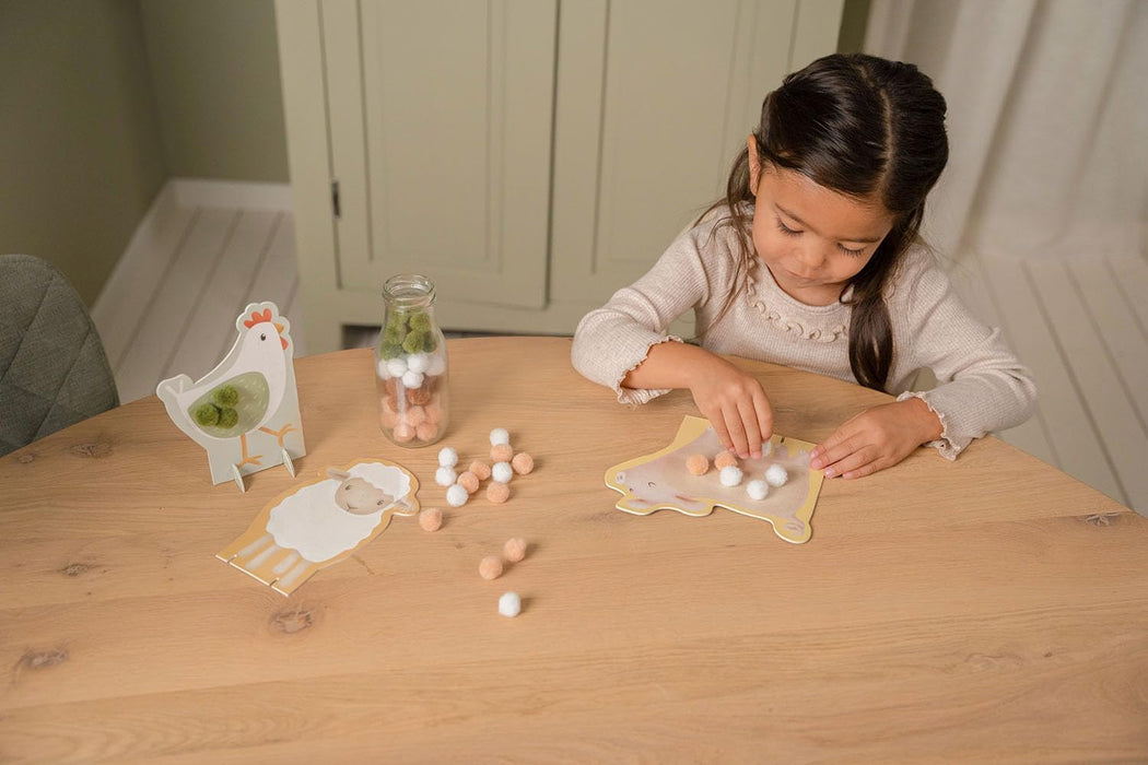 Little Dutch - Little Dutch Pompom Plakken Little Farm