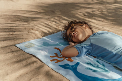 Little Dutch - Little Dutch Badlaken Ocean Dreams Blauw