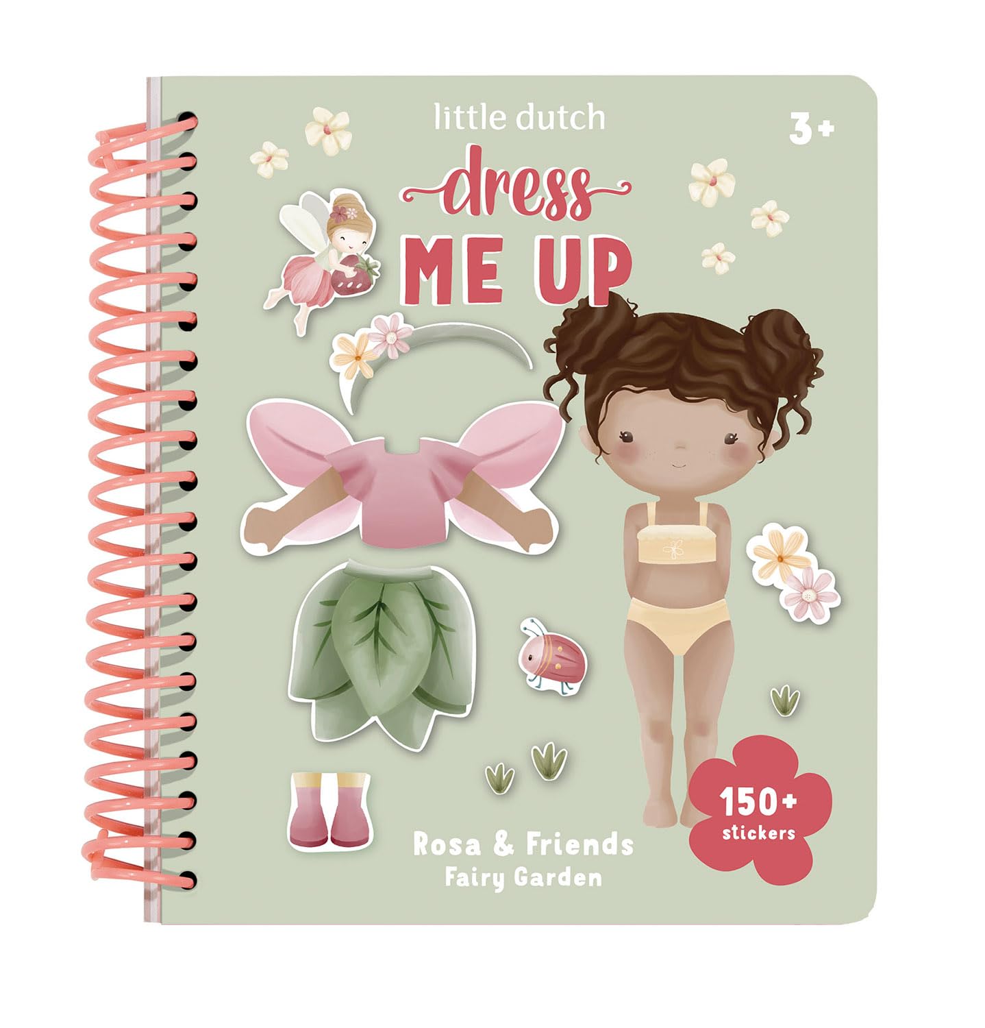 Little Dutch - Little Dutch Dress up Stickerboek Rosa Fairy Garden