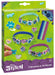 TM ESSENTIALS Stitch Bracelet Set of 18 Charms for Kids | Yellow Blue and Red Charm Bracelets for Creative DIY - Unique Jewellery Fun with Cute Stitch Motifs, 14 Cm, Rubber, No Gemstone Suits Ages 4+