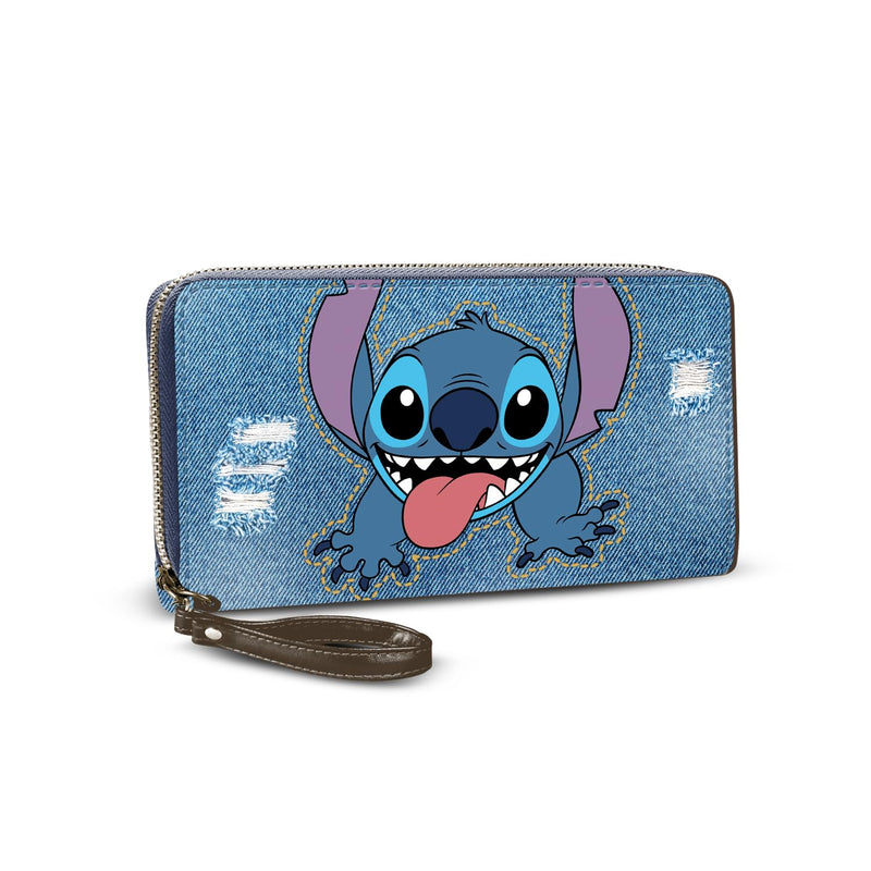 Disney Lilo and Stitch Updown-Essential Wallet, Blue, 19 x 10 cm