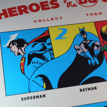 FaNaTtik DC 90th Anniversary Heroes A3 Art print