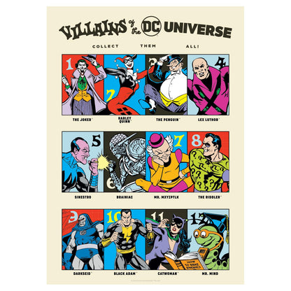 FaNaTtik DC 90th Anniversary Villains A3 Art print