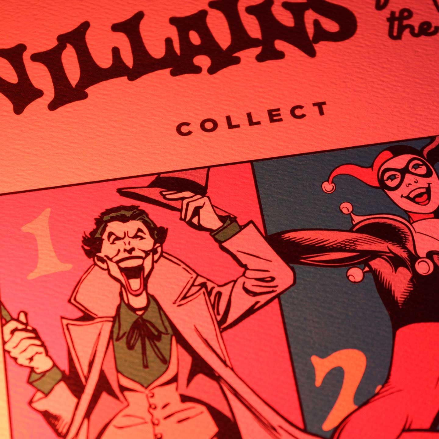 FaNaTtik DC 90th Anniversary Villains A3 Art print