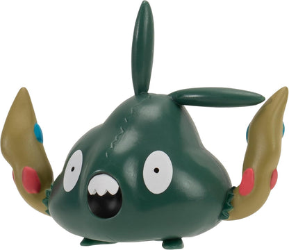 Pokémon Battle Figure 3 Pack - Features 2-Inch Charmander and Trubbish and 3-Inch Poliwhirl Battle Figures