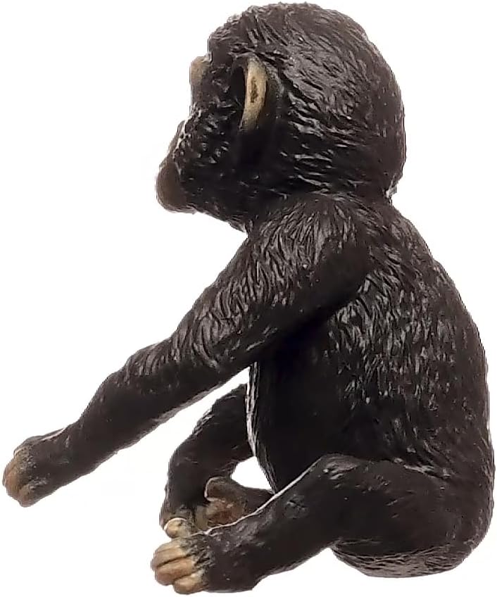 schleich 14884 Cría de chimpancé, da 3 anni, WILD LIFE - figura, 5 x 4 x 4 cm