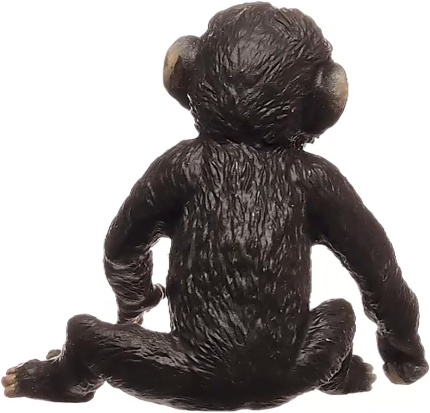 schleich 14884 Cría de chimpancé, da 3 anni, WILD LIFE - figura, 5 x 4 x 4 cm