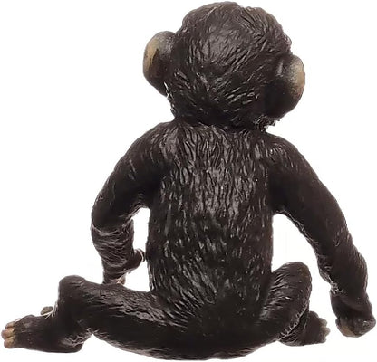 schleich 14884 Cría de chimpancé, da 3 anni, WILD LIFE - figura, 5 x 4 x 4 cm