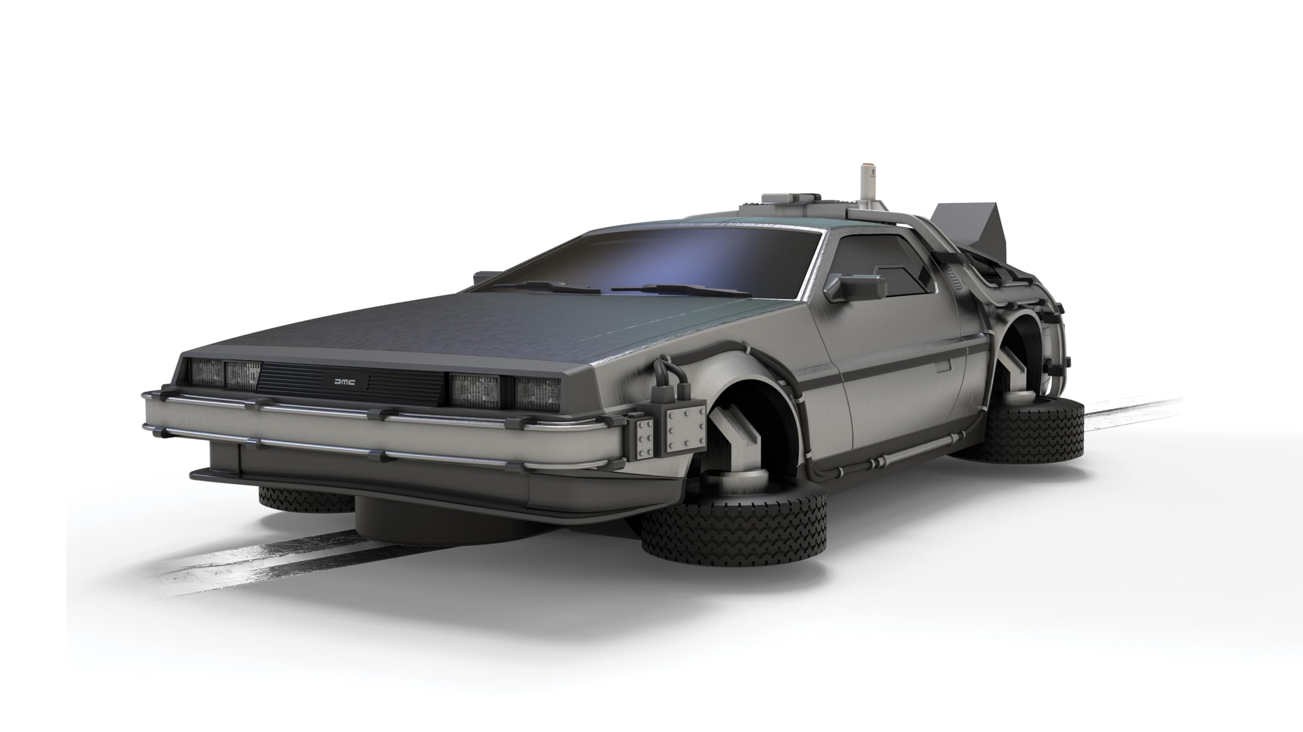 Scalextric C4541 Back To The Future 2 - Flying Time Machine Cars - Street & Rally for ages + 3 Years