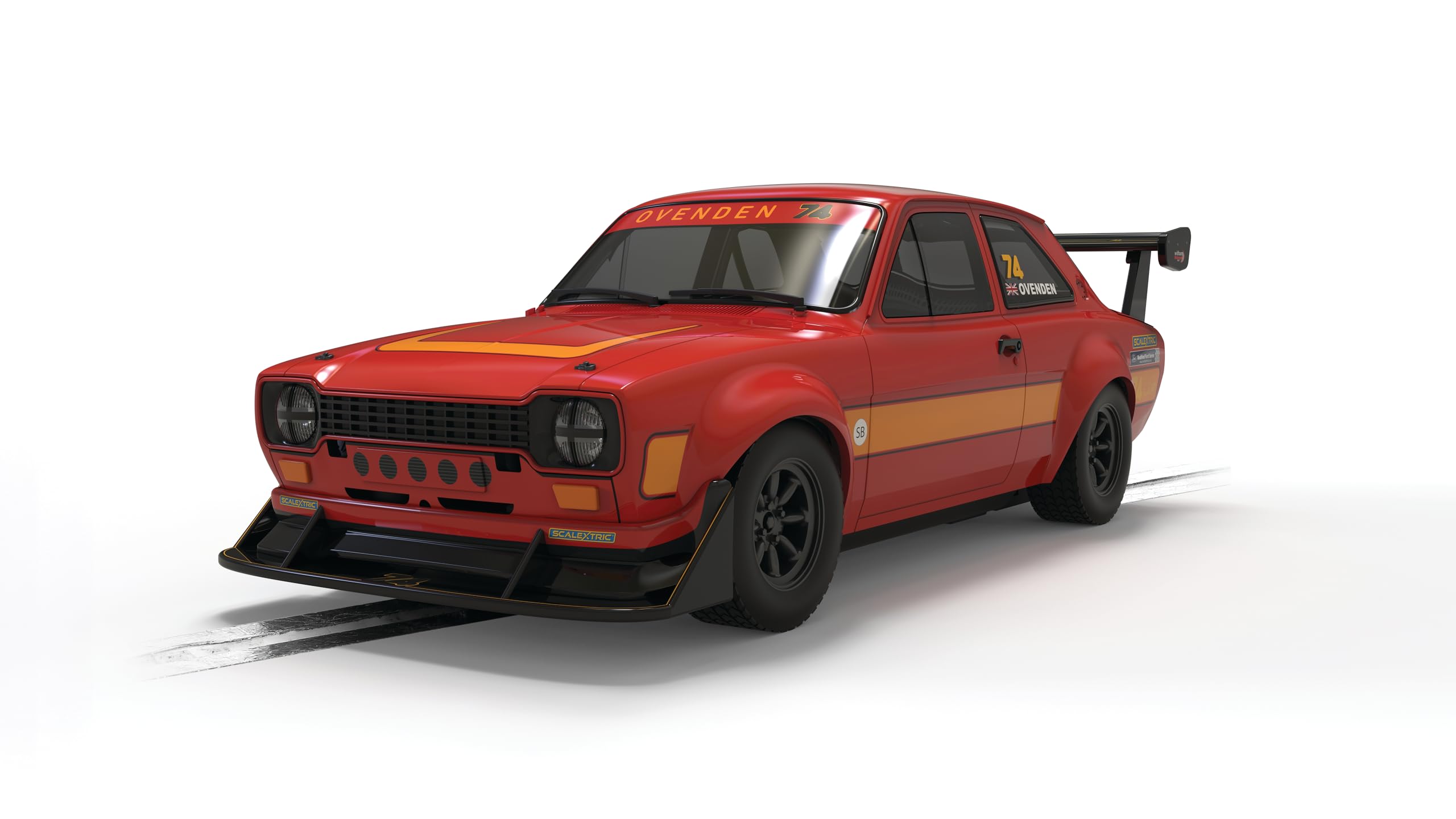 Scalextric C4571 Ford Escort MK1 RSR - Modified Ford Series - Tom Ovenden Cars - Touring Cars for ages + 3 Years