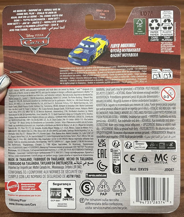 Cars Disney Pixar Metalen auto 1:55 Floyd Mulvihill