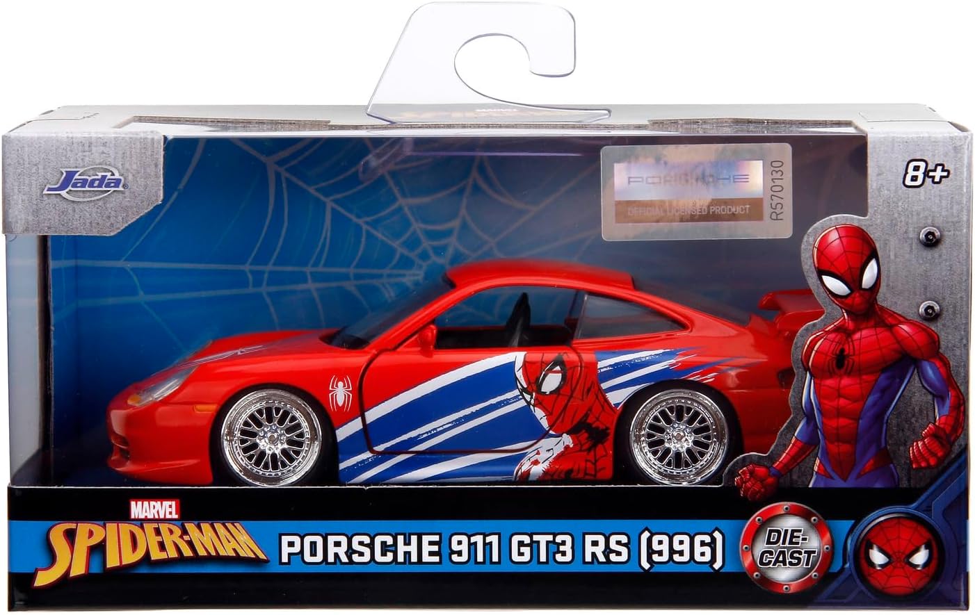 Jada Toys SPIDER-MAN PORSCHE 911 GT3 RS 1:32