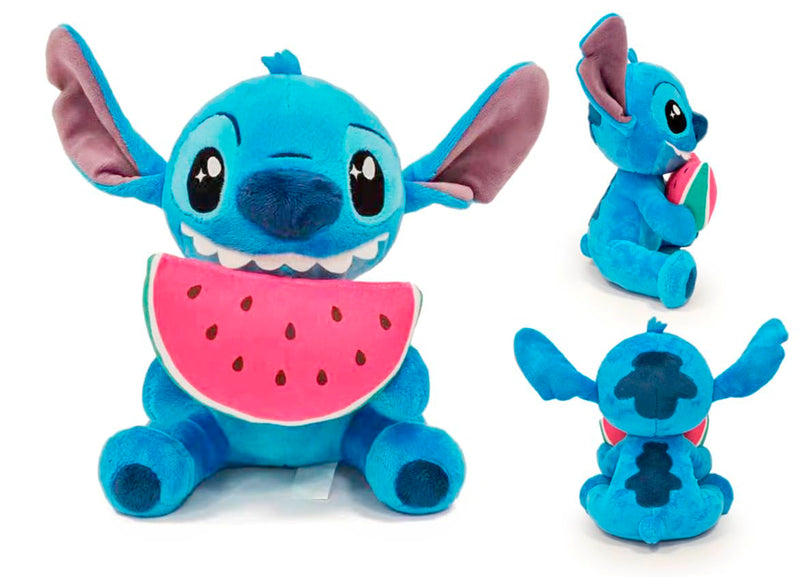 Disney Simba Stitch Watermelon Plush Toy, 25 cm, License, 100% Original, Suitable for All Ages (6315870192