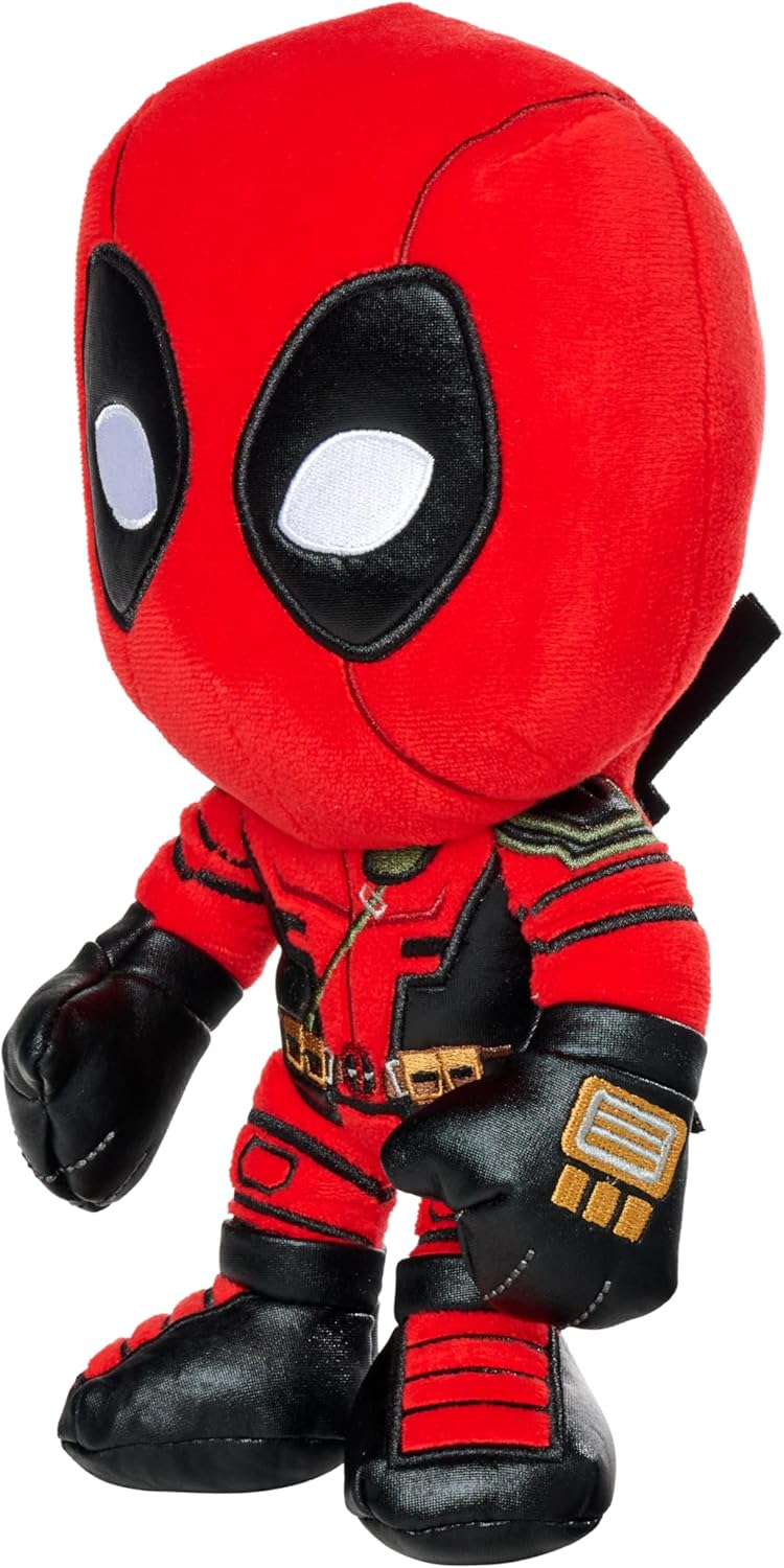 Simba MARVEL Deadpool plush figure 25cm medium size plush figure, from the MARVEL Studios Deadpool and Wolverine movie, toy for fans and collectors