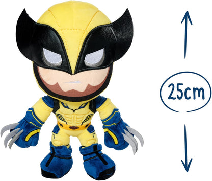 Simba MARVEL Wolverine plush figure 25cm medium size plush figure, from the MARVEL Studios Deadpool and Wolverine movie, toy for fans and collectors