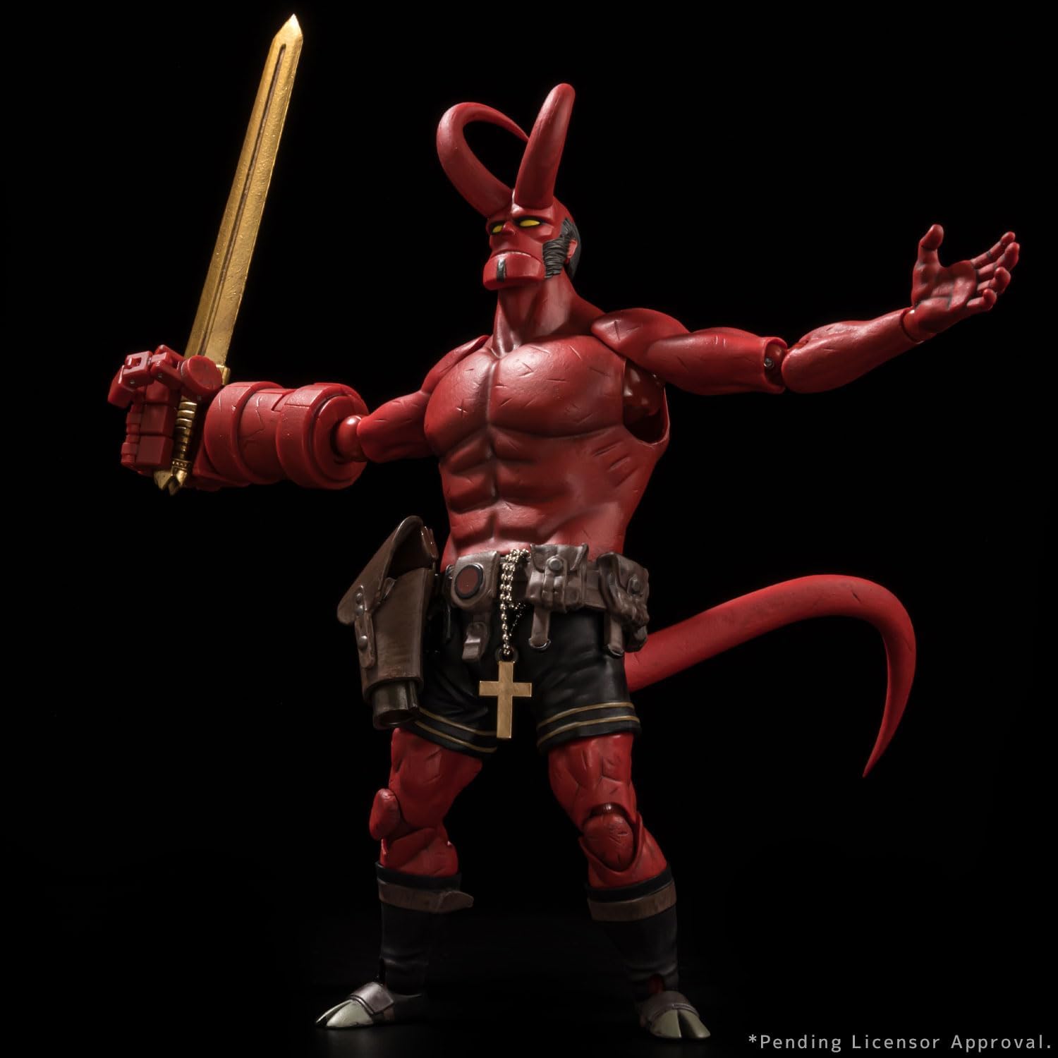 Hellboy Actionfigur zum 30. Jahrestag, Maßstab 1:12