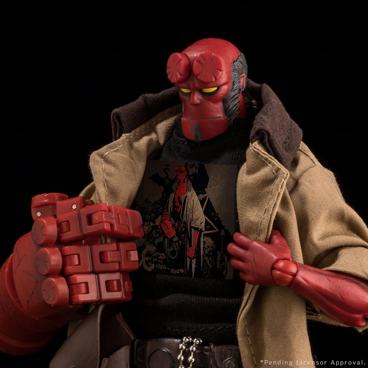Hellboy Actionfigur zum 30. Jahrestag, Maßstab 1:12