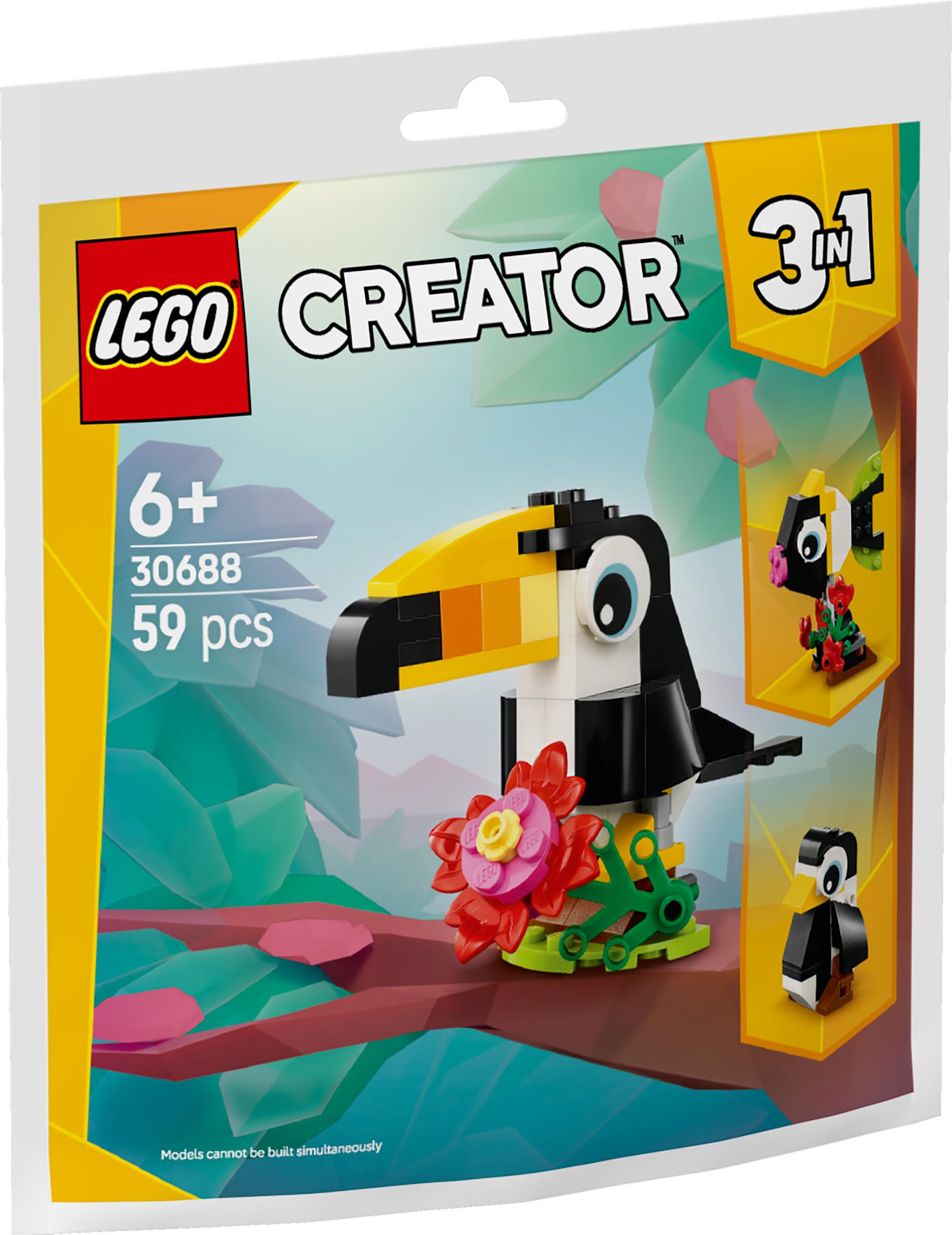 Lego - Creator - Tropical Toucan / Fish / Pinquin 3 In 1 ( 30688 )