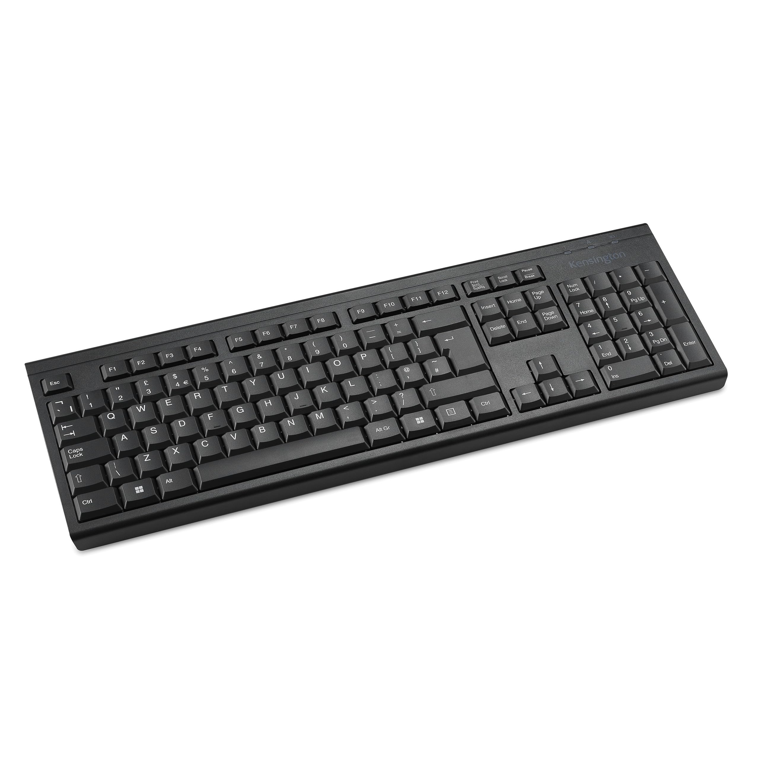 Kensington KB150 EQ Wireless Keyboard, QWERTY, Compatible with Windows and MacOS, Full-Size and Spill-Proof Design, Composed of 55% Post-Consumer Recycled Content* (K75561UK