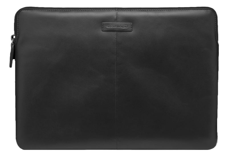 dbramante1928 - Skagen Pro+ Laptop Sleeve - Compatible with Macbook Pro 14 Inch PC - Made From Sustainably Sourced Full Grain Leather - Protective Computer Sleeve - Black - (2nd Gen