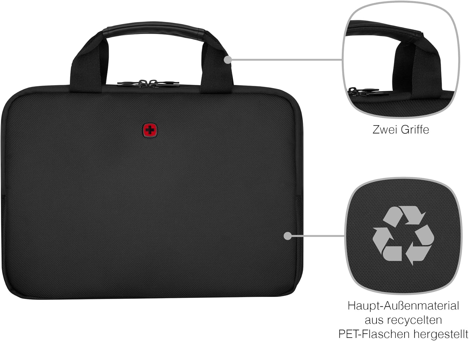 WENGER POCHETTE SLEEVE PC PORTABLE GUYDE AVEC POIGNEE 14"