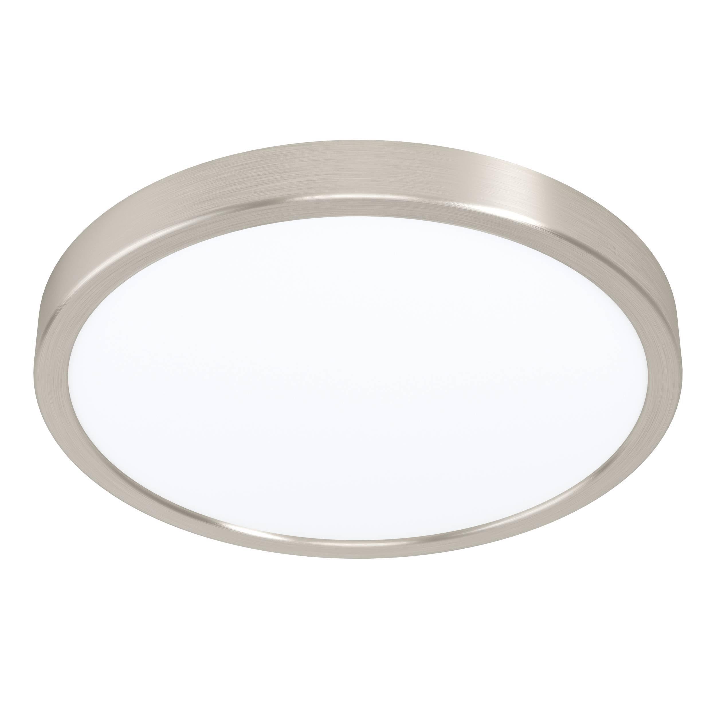 Eglo Fueva-Z Smart Ceiling Light +28.5 – Brushed Steel – Zigbee & Bluetooth