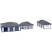 Faller 231725 N THW Building with Vehicle Hall