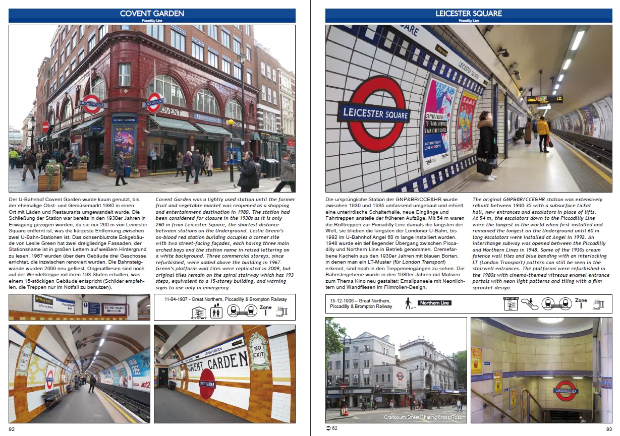 London Underground Album: Vol. 3: Northern, Piccadilly & Victoria Lines (London Underground Album: All Stations in Full Colour