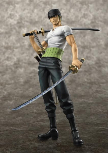 One Piece Excellent Model P.O.P Pvc Statue Neo-Dx Roronoa Zoro 10Th Limited Ver. 23 Cm