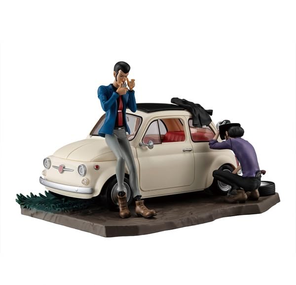 Lupin III PVC Statue Lupin the Gallery Punk at Dawn 9 cm