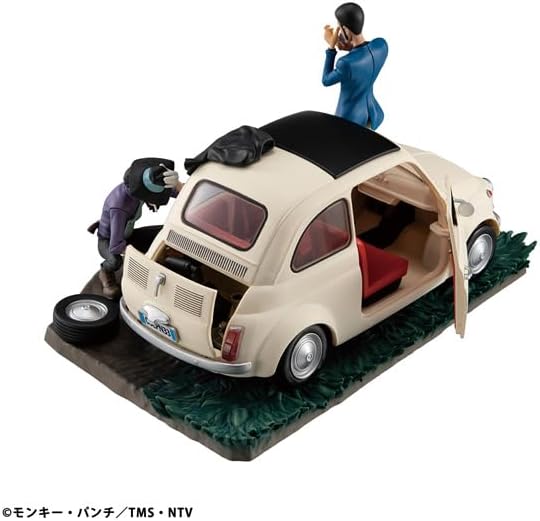 Lupin III PVC Statue Lupin the Gallery Punk at Dawn 9 cm
