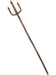 Smiffys Bronze Extendable Trident 137cm, 5pcs, Historical Fancy Dress, Adult Dress Up Accessories