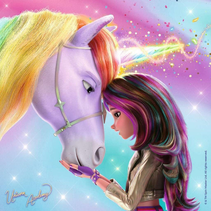 Ravensburger Unicorn Academy 3x 49 Piece Jigsaw Puzzles for Girls Age 5 Years Up