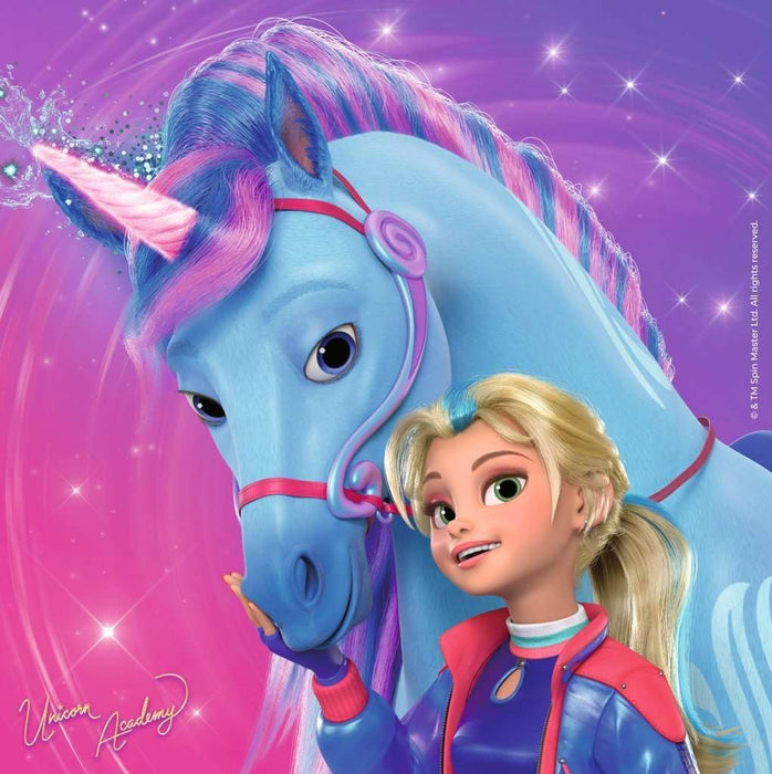 Ravensburger Unicorn Academy 3x 49 Piece Jigsaw Puzzles for Girls Age 5 Years Up