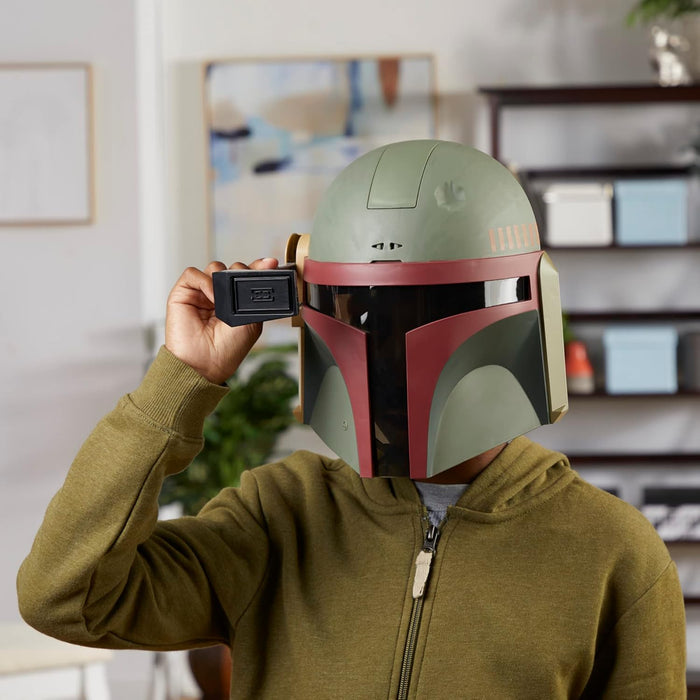 Star Wars elektronische Boba Fett Maske, Star Wars Kostüm für Kinder, Star Wars Spielzeug für Jungen und Mädchen ab 5