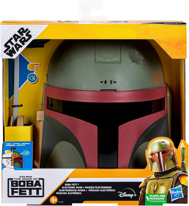 Star Wars elektronische Boba Fett Maske, Star Wars Kostüm für Kinder, Star Wars Spielzeug für Jungen und Mädchen ab 5