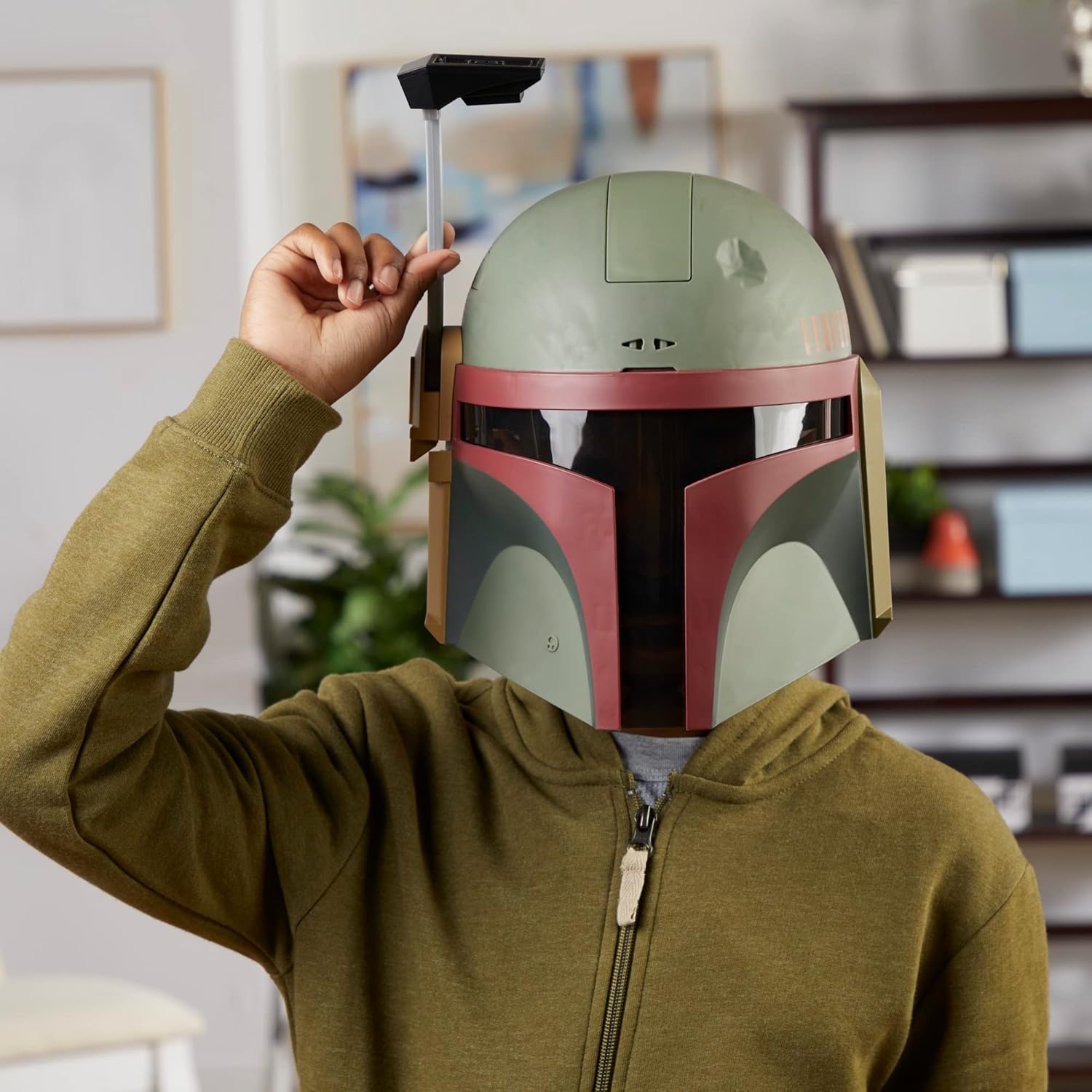 Star Wars elektronische Boba Fett Maske, Star Wars Kostüm für Kinder, Star Wars Spielzeug für Jungen und Mädchen ab 5