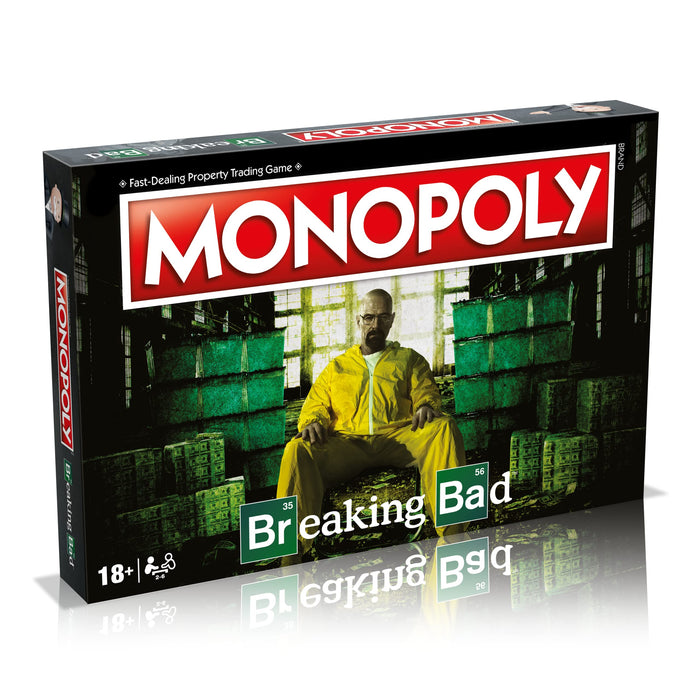 Winning Moves, Gioco da tavolo, MONOPOLY Breaking Bad, vendi e scambia per avere successo, è un ottimo regalo per gli 8 anni in su
