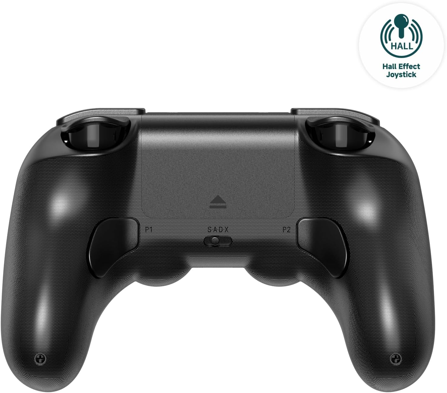 8Bitdo Pro 2 Bluetooth Controller for Switch, Hall Effect Joystick Update, Wireless Gaming Controller for Switch, PC, Android, and Steam Deck & Apple (Black Edition