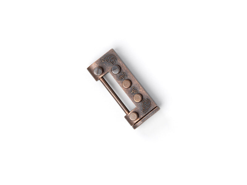 Recent Toys The Alchemist Puzzle - Bronze - Metal Brain teaser disentanglement puzzle for adults and teenagers, gifts for teenagers