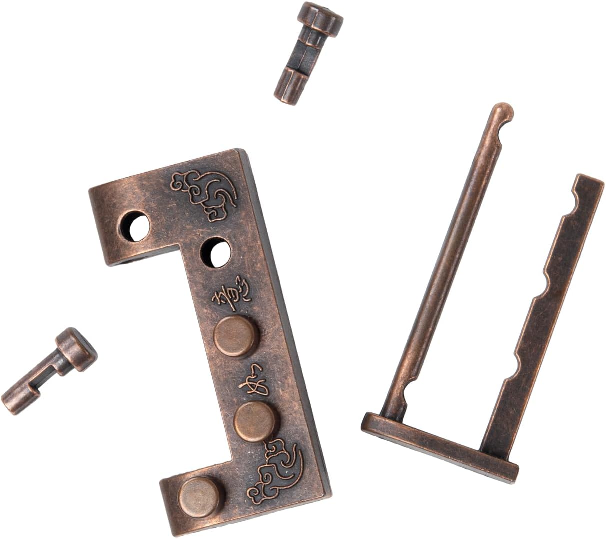 Recent Toys The Alchemist Puzzle - Bronze - Metal Brain teaser disentanglement puzzle for adults and teenagers, gifts for teenagers