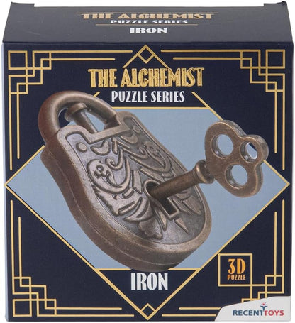 Recent Toys The Alchemist Puzzle - Iron - Metal Brain teaser disentanglement puzzle for adults and teenagers, gifts for teenagers