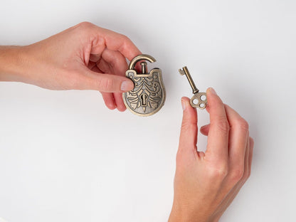 Recent Toys The Alchemist Puzzle - Iron - Metal Brain teaser disentanglement puzzle for adults and teenagers, gifts for teenagers