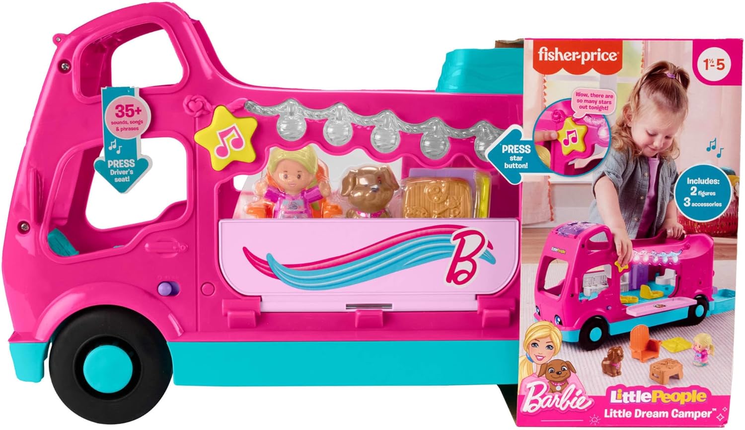 Barbie - Little Dreamcamper  By Little People (Hyr85)